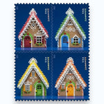 2013 Gingerbread Houses  Forever Stamps Booklet First-Class Postage – Holiday Celebration