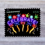 2011 Neon Celebrate! Forever Postage Stamps – First-Class Mail, Sheet