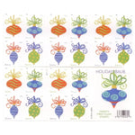 2011 Holiday Baubles Forever Stamps Booklet First-Class Postage – Christmas Ornament Designs