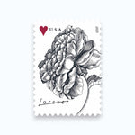 2015 Vintage Rose Forever Postage Stamps Sheet First-Class Postage