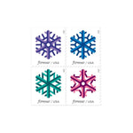 2015 Geometric Snowflakes  Forever Stamps Booklet First-Class Postage