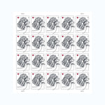 2015 Vintage Rose Forever Postage Stamps Sheet First-Class Postage
