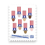 2017 Uncle Sam’s Hat Additional Ounce Stamps -  First-Class Postage Sheet
