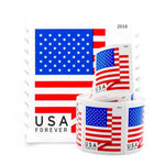 2018 U.S. Flag Forever Stamps - 100 Pcs/Coil Roll (Self-Adhesive)