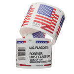2018 U.S. Flag Forever Stamps - 100 Pcs/Coil Roll (Self-Adhesive)