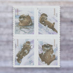 2021 Otters in Snow Forever Postage Stamps - First-Class Mail, Booklet