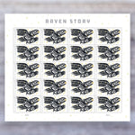 2021 Raven Story Forever Postage Stamps – First-Class Mail, Sheet