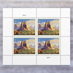 2022 Monument Valley $8.95 Postage Stamps – Priority Mail, Sheet