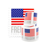 2023 U.S. Flag Forever Stamps - 100 Pcs Coil Roll (Self-Adhesive)