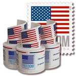 2023 U.S. Flag Forever Stamps - 100 Pcs Coil Roll (Self-Adhesive)