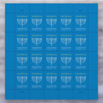 2024 Hanukkah Forever Postage Stamps – First-Class Mail, Sheet