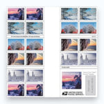 2025 Winter Scenes Forever Postage Stamps Booklet First-Class Postage