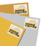 2023 School Bus Additional Ounce Stamps -  First-Class Postage Sheet