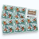 2022 Holiday Elves Forever Stamps Booklet First-Class Postage – Holiday Celebration