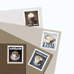 2021 Espresso Drinks Forever Stamps -  First-Class Postage Booklet