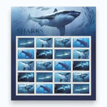 2017 Sharks Forever Stamps -  First-Class Postage Sheet