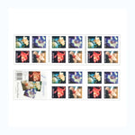 NOT Forever Stamp-First Class Stamps 2000 Four Flowers – Nature Series, Fixed Rate Postage
