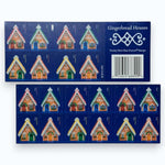 2013 Gingerbread Houses  Forever Stamps Booklet First-Class Postage – Holiday Celebration