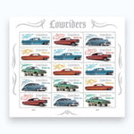 2026 Lowriders Forever Postage Stamps Sheet First-Class Postage