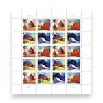 2021 Barns Postcard Rate Stamps Sheet First-Class Postage