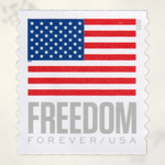 2023 U.S. flag coil postage stamps – product view