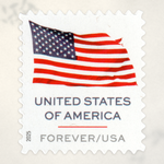 2025 U.S. flag sheet postage stamps – product view