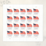 2025 U.S. flag sheet postage stamps – product view