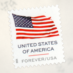 2025 U.S. flag sheet postage stamps – product view