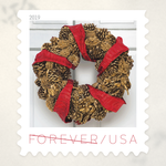 2019 Holiday Wreaths Forever Stamps - Product image 1