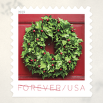 2019 Holiday Wreaths Forever Stamps - Product image 3
