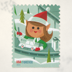 2022 Holiday Elves Forever Stamps - Product image 3