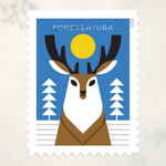 2023 Winter Woodland Animals Forever Stamps - Product image 1