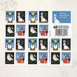2023 Winter Woodland Animals Forever Stamps - Product image 2