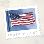2019 U.S. flag booklet postage stamps – product view