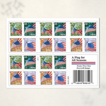 2013 U.S. flag booklet postage stamps – product view