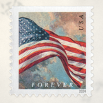 2024 U.S. flag booklet postage stamps – product view