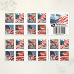 2024 U.S. flag booklet postage stamps – product view