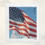 2024 U.S. flag booklet postage stamps – product view