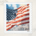 2024 U.S. flag coil postage stamps – product view