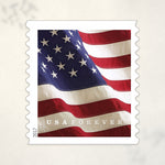 2017 U.S. flag coil postage stamps – product view