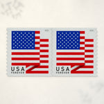 2018 U.S. flag coil postage stamps – product view