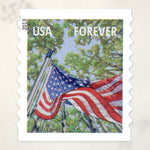 2013 U.S. flag coil postage stamps – product view