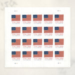 2026 U.S. flag sheet postage stamps – product view