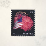 2014 U.S. flag booklet postage stamps – product view