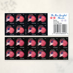 2014 U.S. flag booklet postage stamps – product view