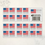 2023 U.S. flag booklet postage stamps – product view