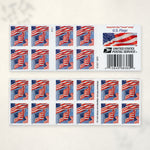 2022 U.S. flag booklet postage stamps – product view