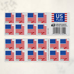 2018 U.S. flag booklet postage stamps – product view