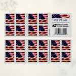 2017 U.S. flag booklet postage stamps – product view