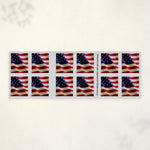 2017 U.S. flag booklet postage stamps – product view